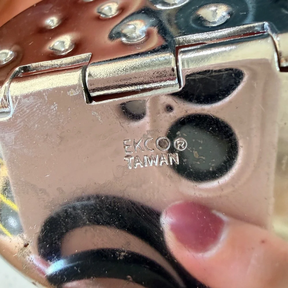 Ekco Vintage Stainless Steel Manual Lemon Squeezer Citrus Wedge Press Taiwan